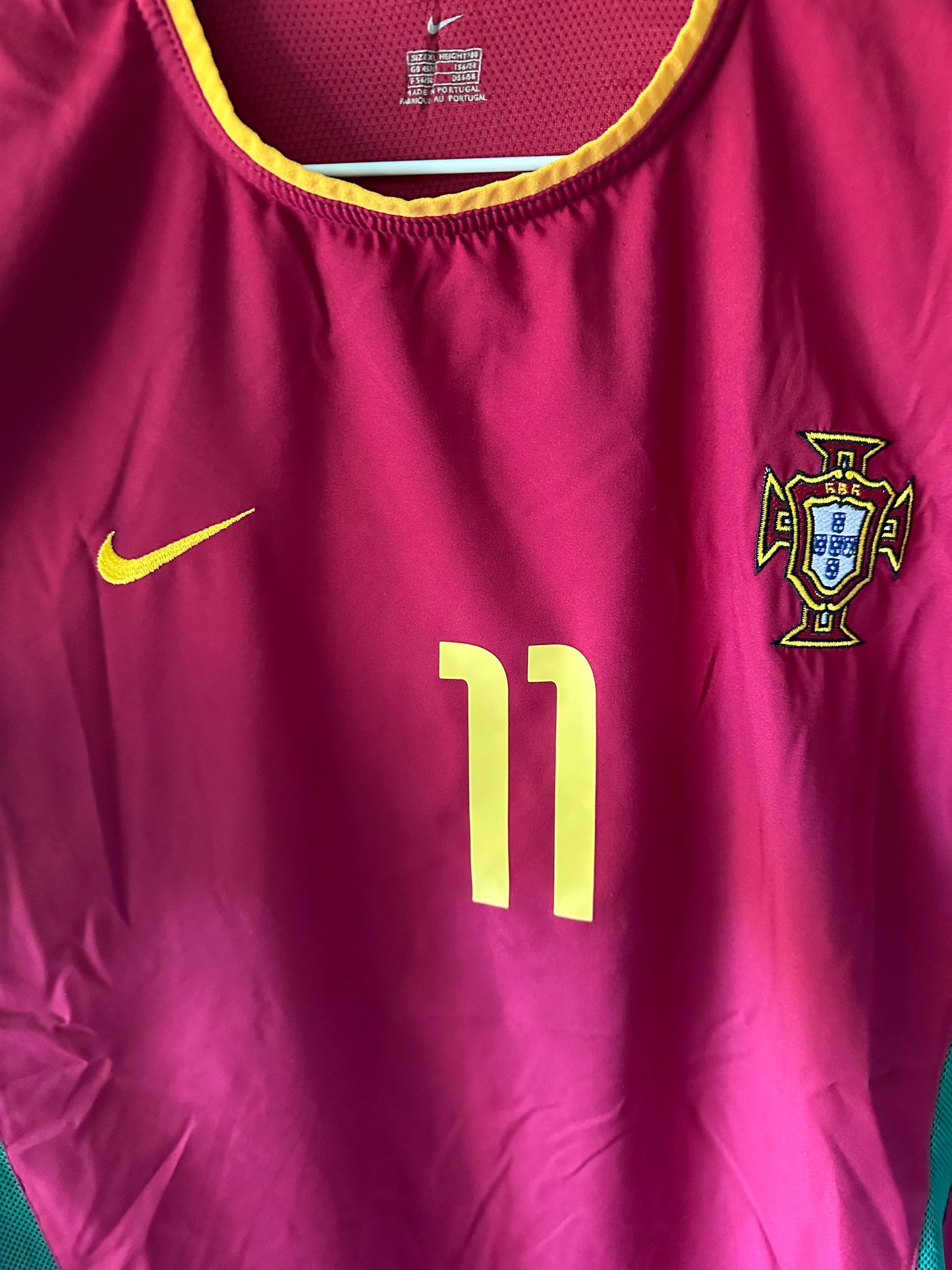 Portugal home 2002-04 - Ronaldo(Player Edition)